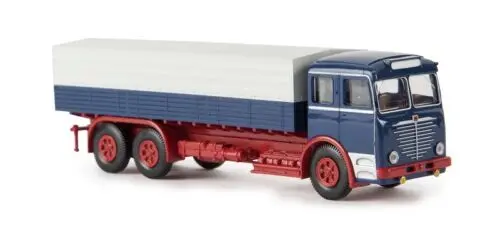 Bk74614 - Büssing 12000 - Blue/Red With Cover (Ho Scale) 1