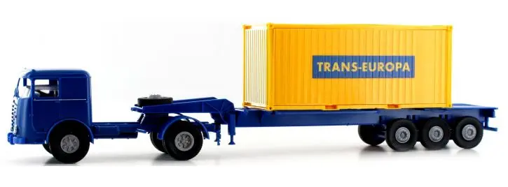Bk79218 - Büssing 20Ft Box Container Sz - Trans Europe (Ho Scale) 1
