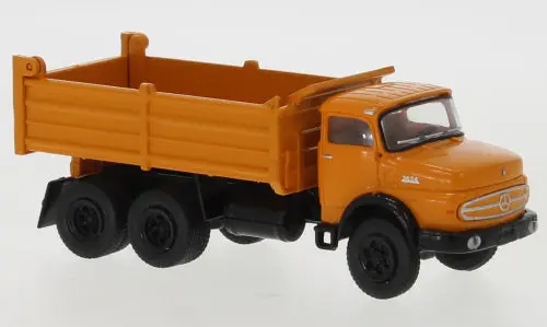 Bk81154 - Mercedes Lak 2624 Dump Truck - Dark Orange/Black (Ho Scale) 1