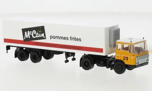Bk85287 - Daf Ft 2600 Refrigerated Container-Sz - Mccain 1962 (Ho Scale) 1
