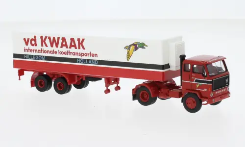 Bk85688 - Volvo F 89 Box Wagon-Sz -Vd Kwaak 1972 (Ho Scale) 1