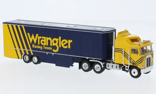 Bk85737 - Kenworth K 100 Aerodyne Renntransport-Sz - Wrangler Racing 1980 (Ho Scale) 1