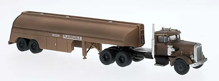 Bk85764 - Peterbilt 281 - Rust/Brown (Ho Scale) 1