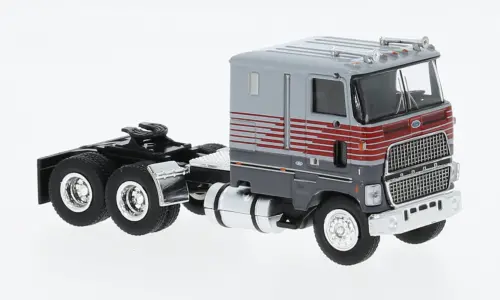 Bk85856 - Ford Clt 9000 - Grey/Red 1978 (Ho Scale) 1