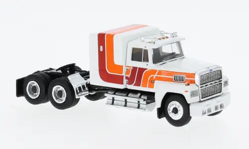 Bk85876 - Ford Ltl 9000 - White/Orange 1978 (Ho Scale) 1