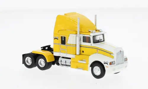 Bk85927 - Kenworth T 600 - Yellow/White 1984 (Ho Scale) 1