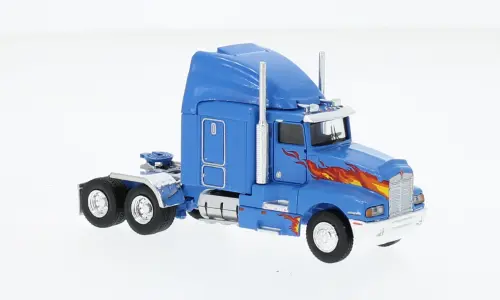 Bk85934 - Kenworth T 600 - Flames 1984 (Ho Scale) 1