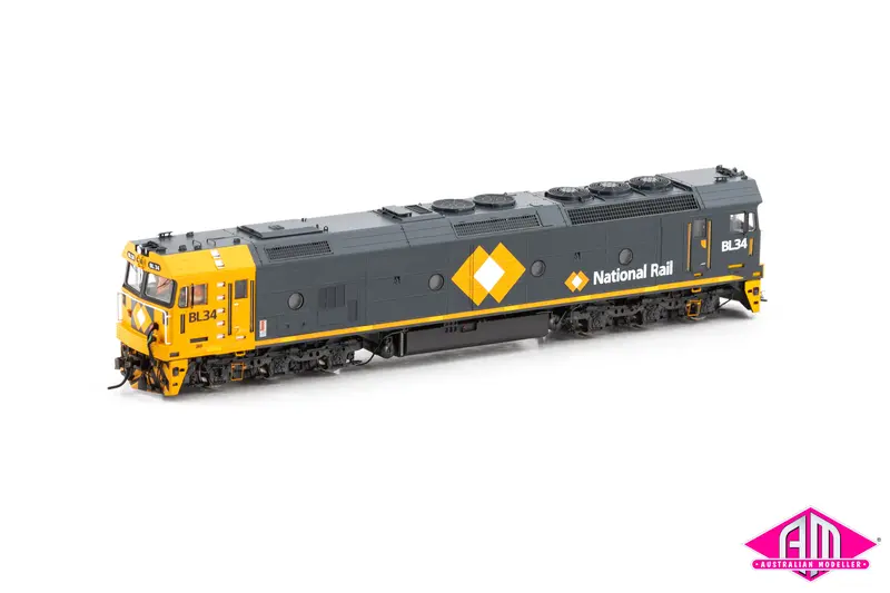 Bl Class Locomotive Bl34 National Rail Charcoal Orange & Grey (Bl-7) Ho Scale 1