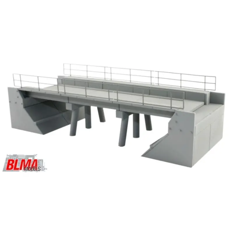 Blma590 - Modern Concrete Segmental Bridge Kit (Set A) (N Scale) 1