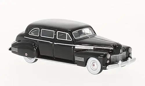 Bos87440 - 1941 Cadillac Fleetwood 75 Touring Sedan - Black (Ho Scale) 1