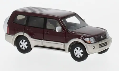Bos87495 - Mitsubishi Pajero - Metallic Dark Red (Ho Scale) 1