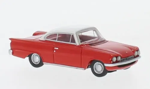 Bos87646 - Ford Consul Capri Gt - Red/White - Rhd (Ho Scale) 1