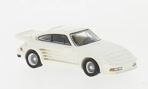 Bos87656 - Porsche 911 Turbo Gemballa Avalanche - Metallic White (Ho Scale) 1