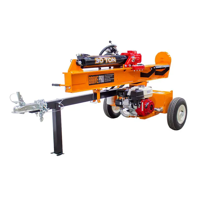 Brave Vh1730gx 30-Ton Log Splitter W/ Honda Gx200 1