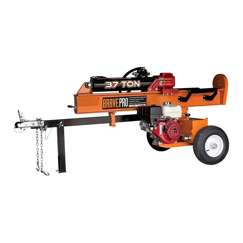 Brave Vh1737gx 37-Ton Log Splitter W/ Honda Gx270 Engine 1