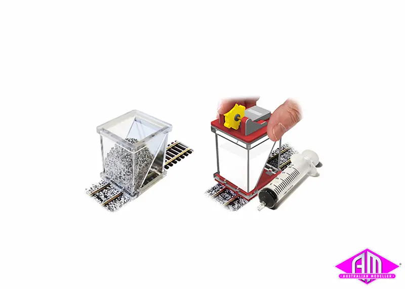 Bs-Fix-04 Ballast Spreader & Glue Applicator N Scale 1