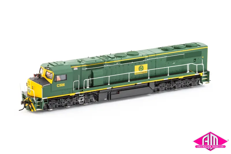 C Class Locomotive, C506 Green Trains - Green & Yellow (C-17) Ho Scale 1