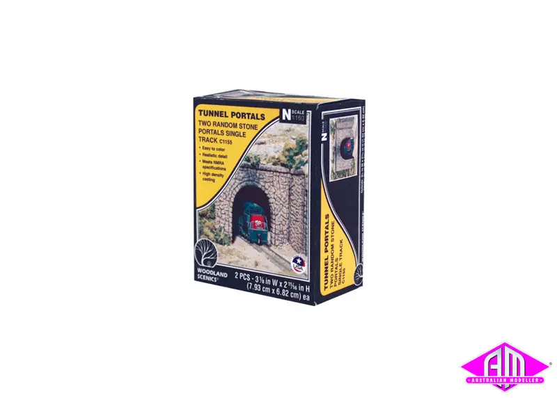 C1155 - Single Portal 2Pc - Random Stone (N Scale) 1