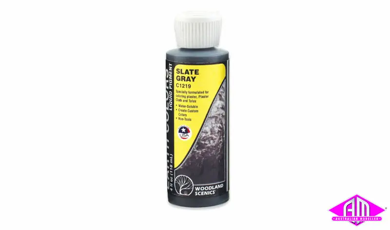 C1219 - Earth Colours Liquid Pigment - Slate Grey 4Oz(118Ml) 1