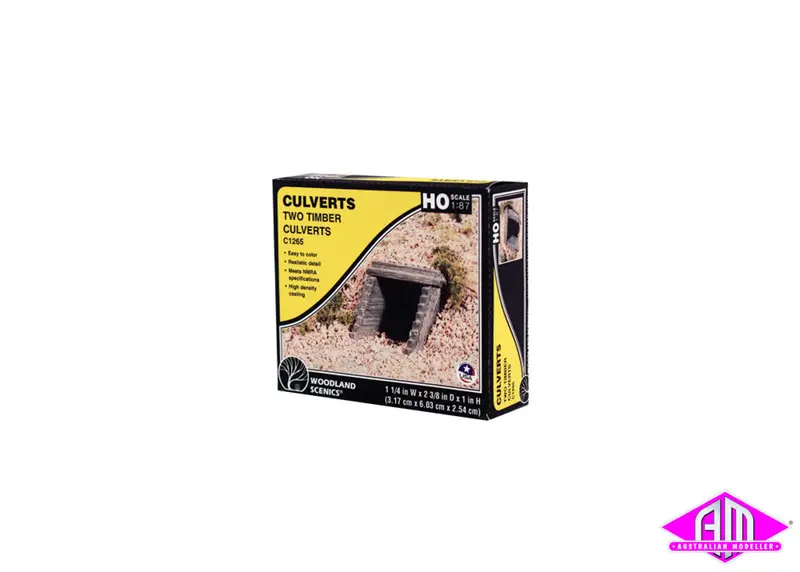 C1265 - Culverts - Timber 2Pc (Ho Scale) 1
