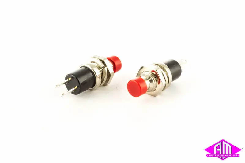 Cda-2590 Push Button Momentary On Switch 2Pc 1