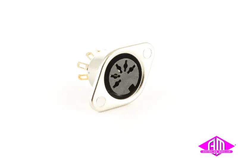 Cda-9152 5 Pin Din Socket Panel Mount 1