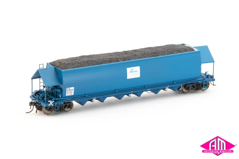 Chs Coal Hopper 1980S Nhvf Faded Ptc Blue Pack11 (4 Pack) Ho Scale 1