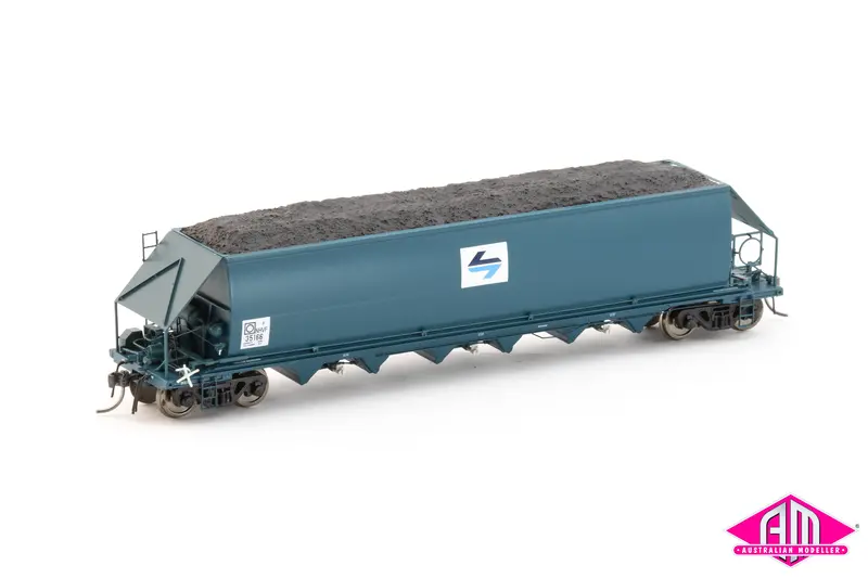 Chs Coal Hopper 1980S Nhvf Ptc Blue Pack7 (4 Pack) Ho Scale 1