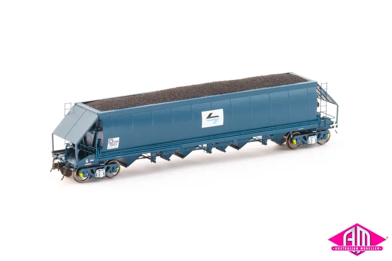 Chs Coal Hopper, Ptc Blue With Black/Blue L7 - 4 Car Pack (Nch-112) 1
