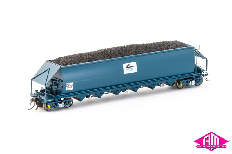 Chs Coal Hopper, Ptc Blue With Black/Blue L7 - 4 Car Pack Nch-81 1
