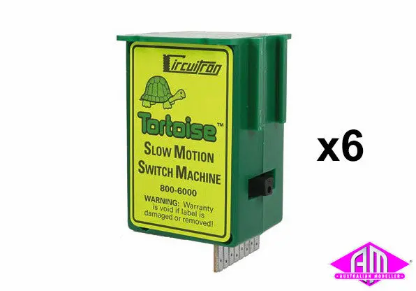 Circuitron - 800-6006 - Tortoise Switch Machine Value (6 Pack) 1