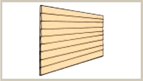 Clb12 - Clapboard Siding - Overlap - 3/8" (24" Length) 1
