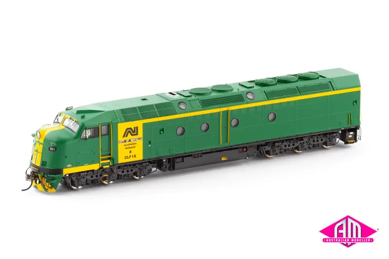 Clf Class Locomotive Clf1 Australian National, 'City Of Whyalla' - Green/Yellow (Clf-1) Ho Scale 1