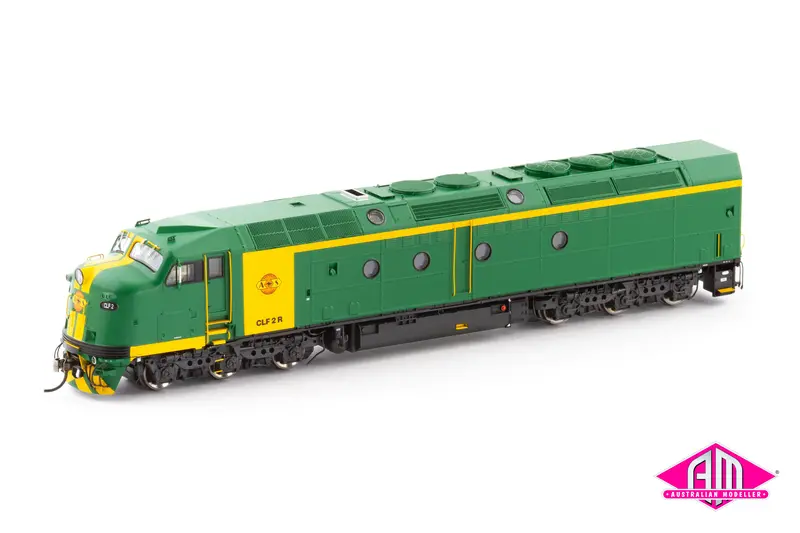 Clf Class Locomotive Clf2 Australia Southern Railroad - Green/Yellow (Clf-3) Ho Scale 1