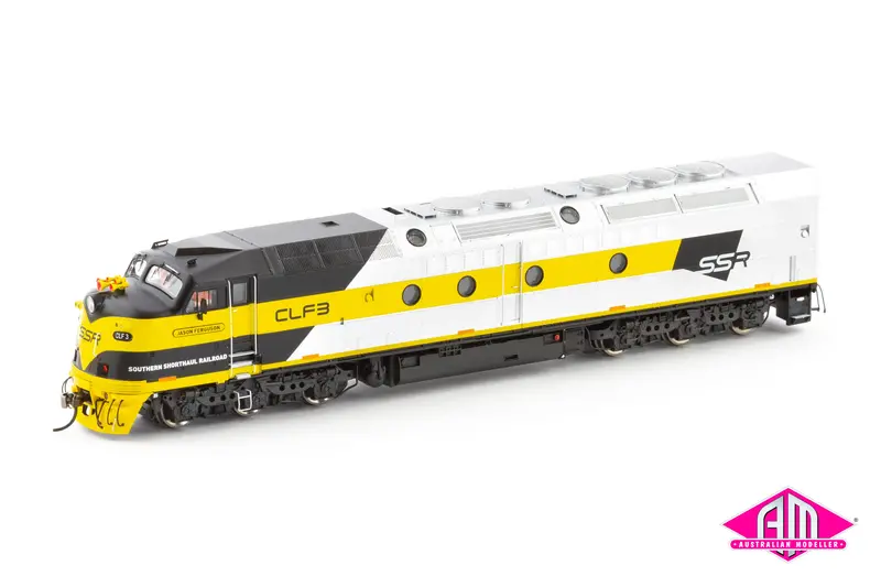Clf Class Locomotive Clf3 Southern Shorthaul Railroad 'Jason Ferguson' - Yellow/Black/Silver (Clf-12) Ho Scale 1