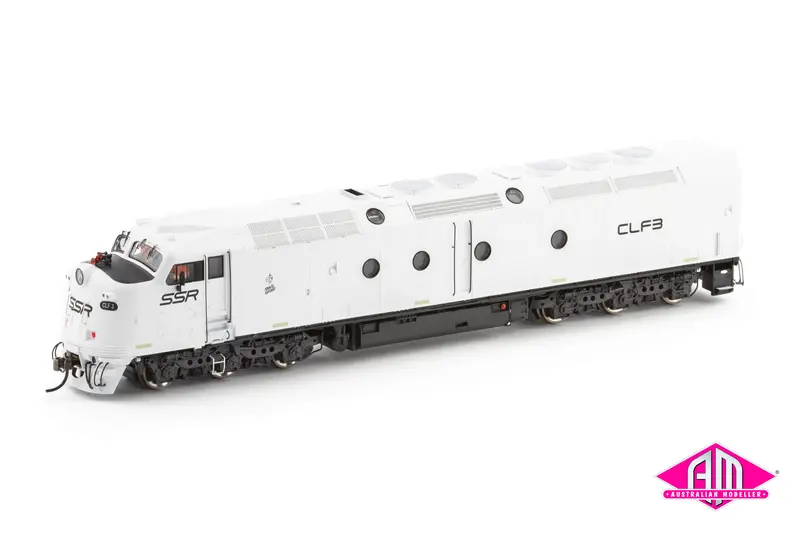 Clf Class Locomotive Clf3 Southern Shorthaul Railroad, 'Space Ghost' - White/Black (Clf-11) Ho Scale 1