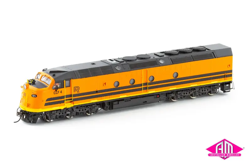 Clf Class Locomotive 	Clf4 Rail Power - Dark Orange/Black (Clf-9) Ho Scale 1