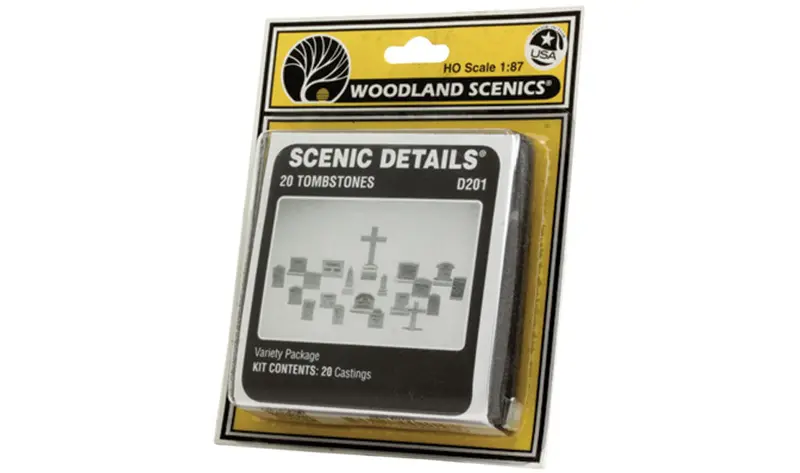 D201 - Tombstones 20Pc (Ho Scale) 1