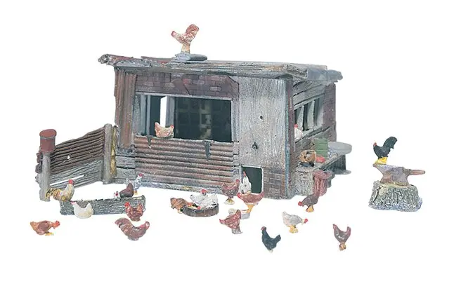 D215 - Chicken Coop (Ho Scale) 1