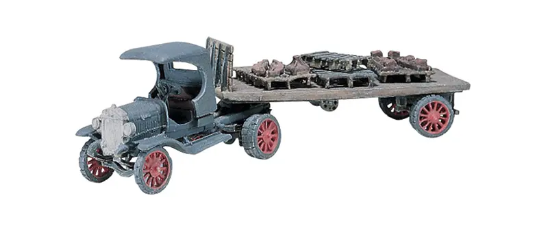 D244 - Flatbed Truck & Tractor (Ho Scale) 1