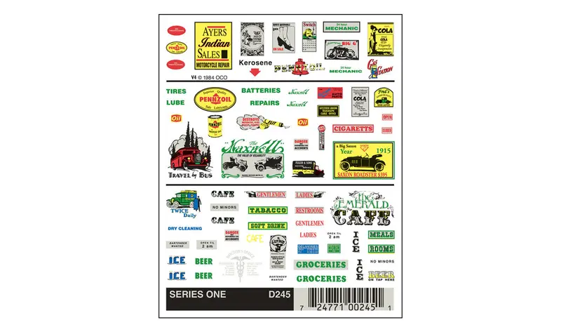 D245 - Series One Dry Transfers 1