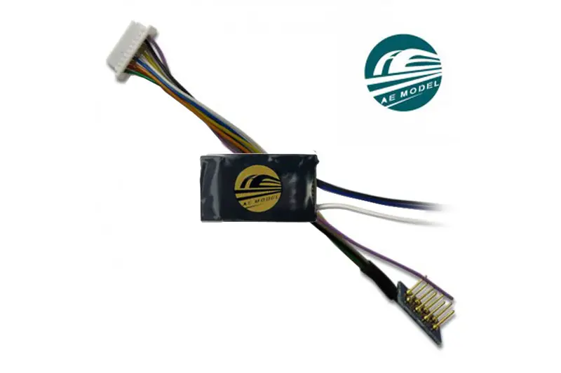 Dcc Concepts Aed-8Ph - Ae Model 8-Pin Harness 4 Function Mini Decoder 1