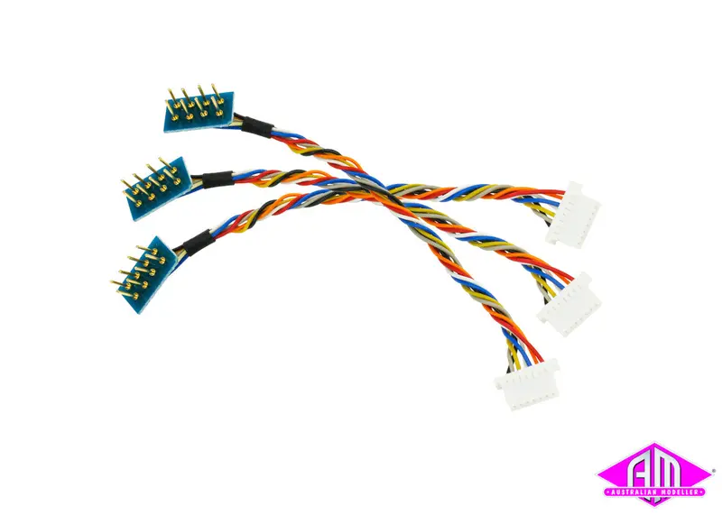 Dcc Concepts Dcc-8P7jst - Decoder Harness 8 Pin To 7 Pin Mini Jst (3 Pack) 1