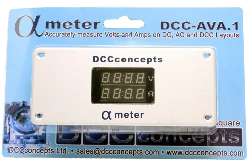 Dcc Concepts Dcc-Ava.1 - Alpha Meter For Dc Or Dcc 1