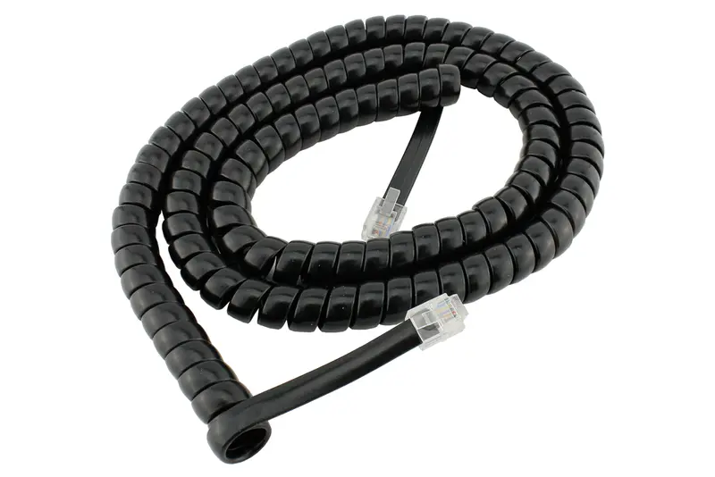 Dcc Concepts Dcd-Acl - Rj12 6Pin Curly Cord For Nce Powercab And Cobalt Alpha – 2M/6Ft 1