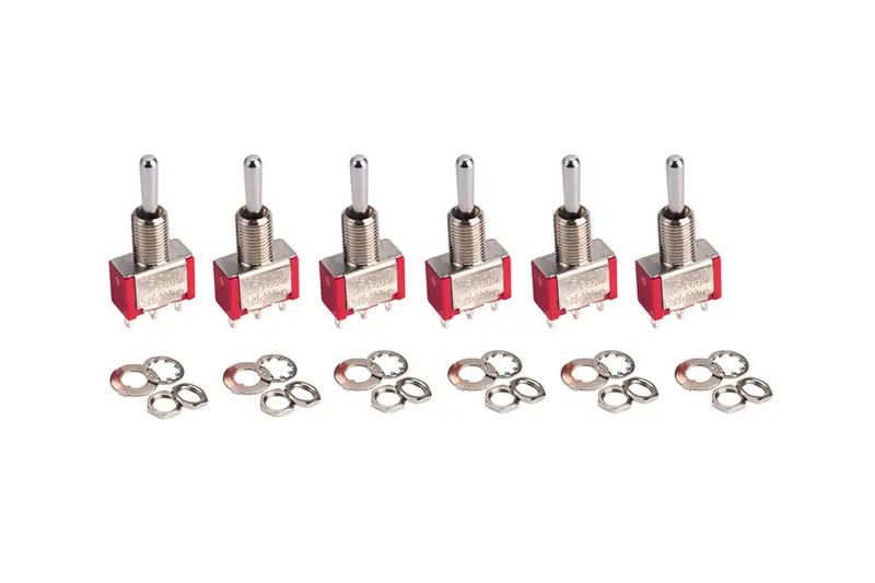 Dcc Concepts Dcd-Ats - Alpha Toggle Switch (6-Pack Of On-Off-On Sprung Toggle Switches) 1