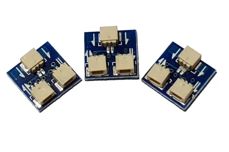 Dcc Concepts Dcd-My3 - Simple Y Connectors For Alpha Mimic And Alpha Mimic Ground Signals (3 Pack) 1