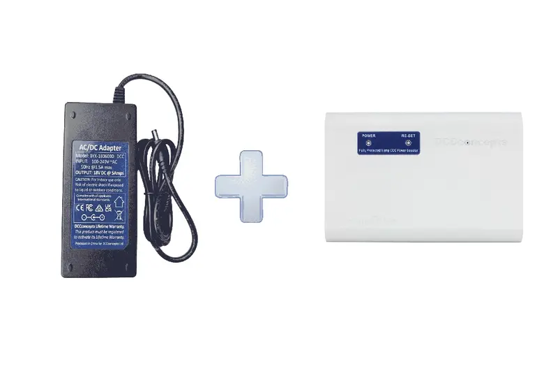 Dcc Concepts Dcd-Pwraux - Alpha Dcc System Power Upgrade Bundle 1