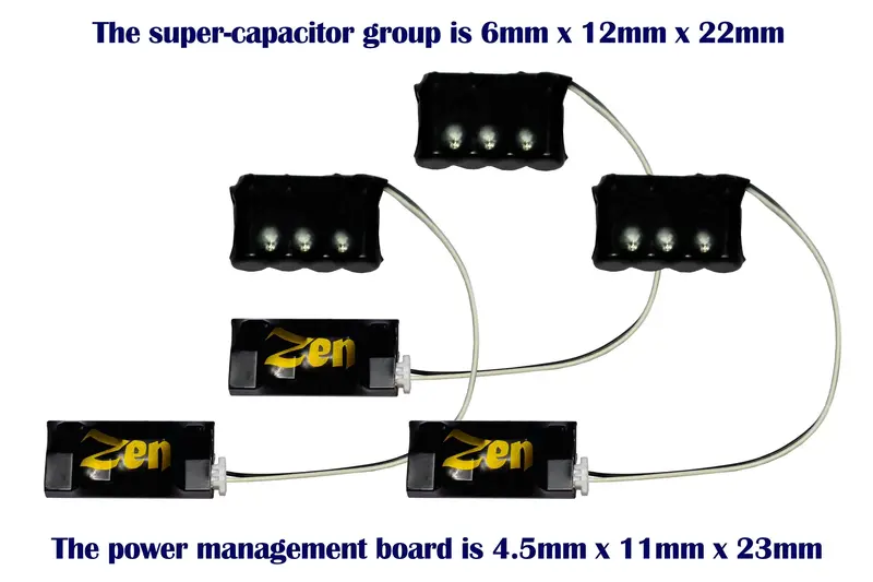 Dcc Concepts Dcd-Sa3-Lg.3 - Zen 3-Wire Large Stay Alive For Zen Black & Blue+ Decoders (3 Pack) 1