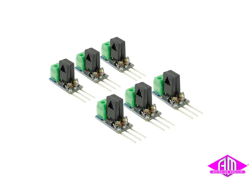 Dcc Concepts Dcd-Sdc6 - Dcc Decoder Converter 3 Wire To 2 Wire (6 Pack) 1